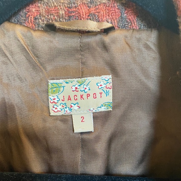 Vintage plaid wool coat (needs minor alterations) - Picture 3 of 5